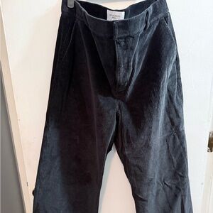Alexa Chung x Madewell Black Corduroy Pants
